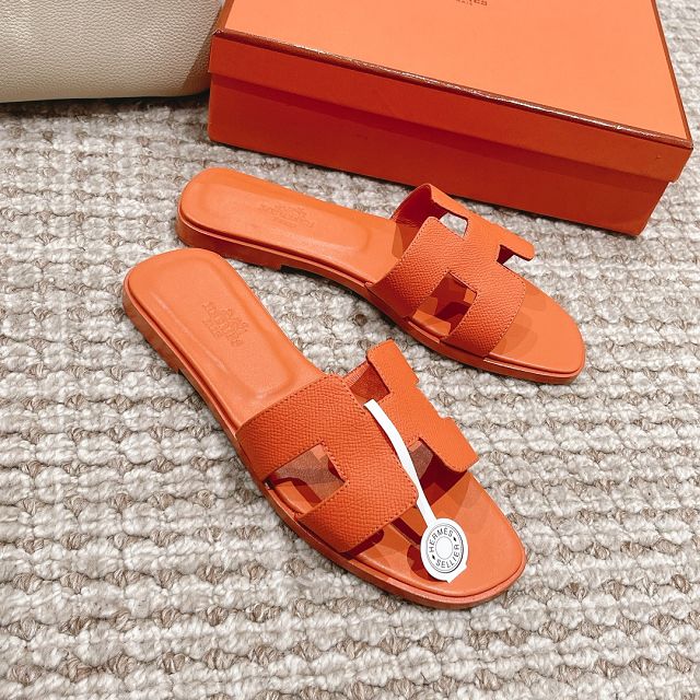 Hermes epsom calfskin oran sandal HS0201