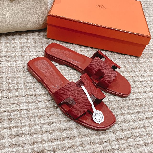 Hermes epsom calfskin oran sandal HS0201