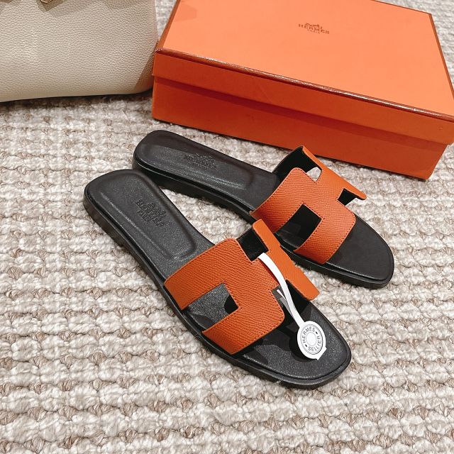 Hermes epsom calfskin oran sandal HS0202