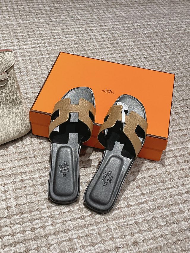 Hermes epsom calfskin oran sandal HS0202