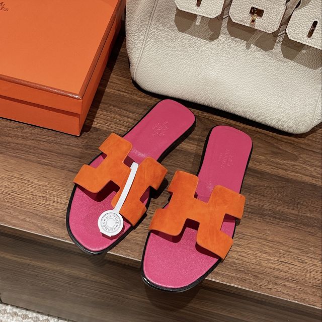 Hermes suede oran sandal HS0207