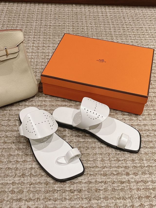 Hermes calfskin hera sandal HS0209