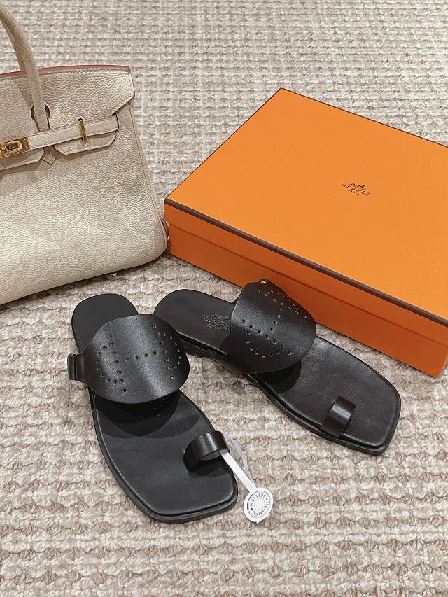 Hermes calfskin hera sandal HS0209