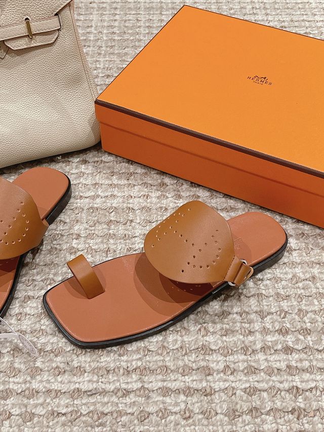 Hermes calfskin hera sandal HS0209