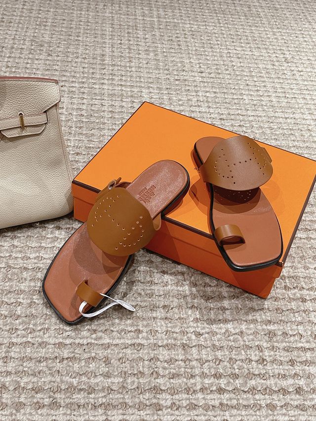 Hermes calfskin hera sandal HS0209