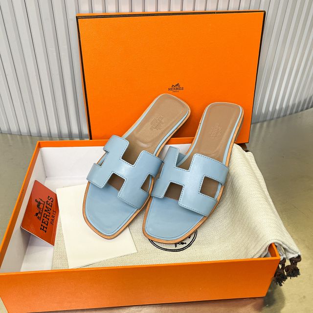 Hermes calfskin oran sandal HS0210