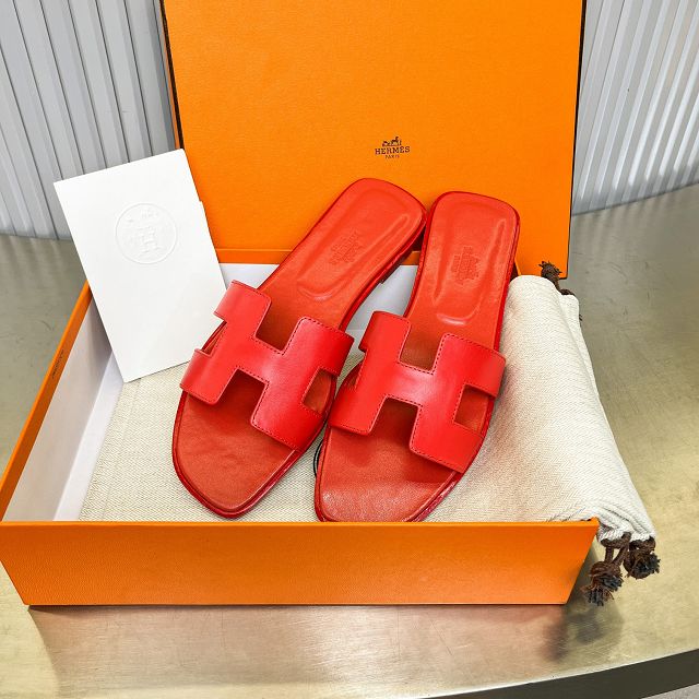 Hermes calfskin oran sandal HS0211