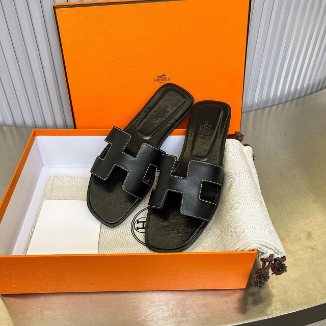 Hermes calfskin oran sandal HS0211