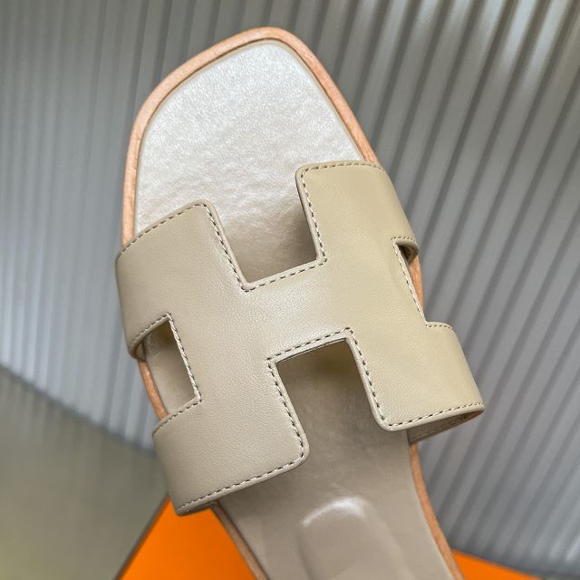 Hermes calfskin oran sandal HS0212