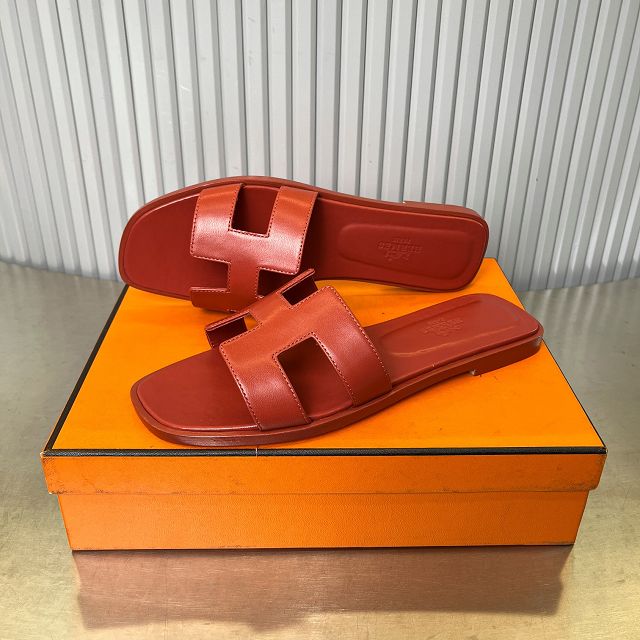 Hermes calfskin oran sandal HS0212