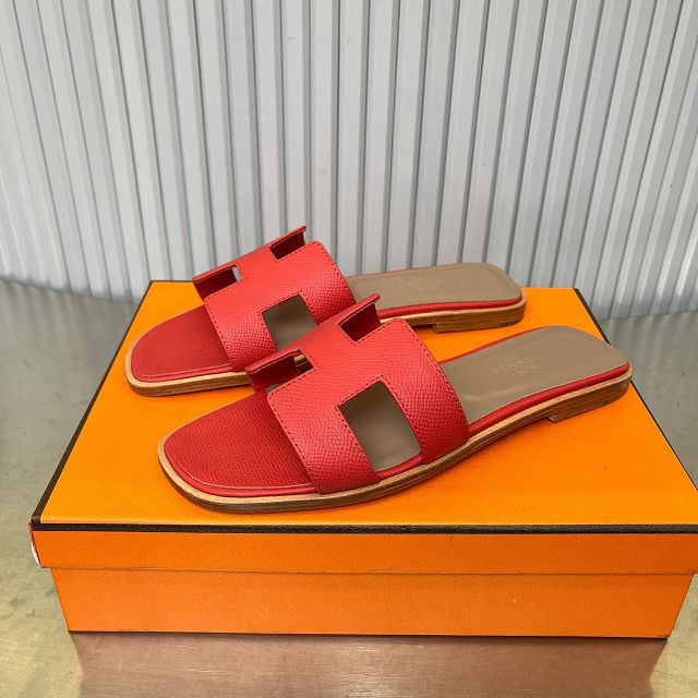 Hermes epsom calfskin oran sandal HS0219