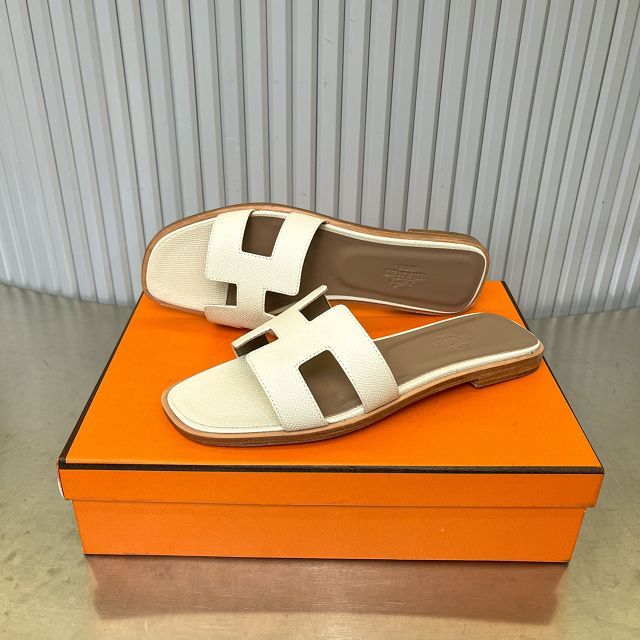 Hermes epsom calfskin oran sandal HS0219