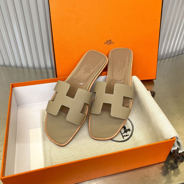 Hermes epsom calfskin oran sandal HS0220