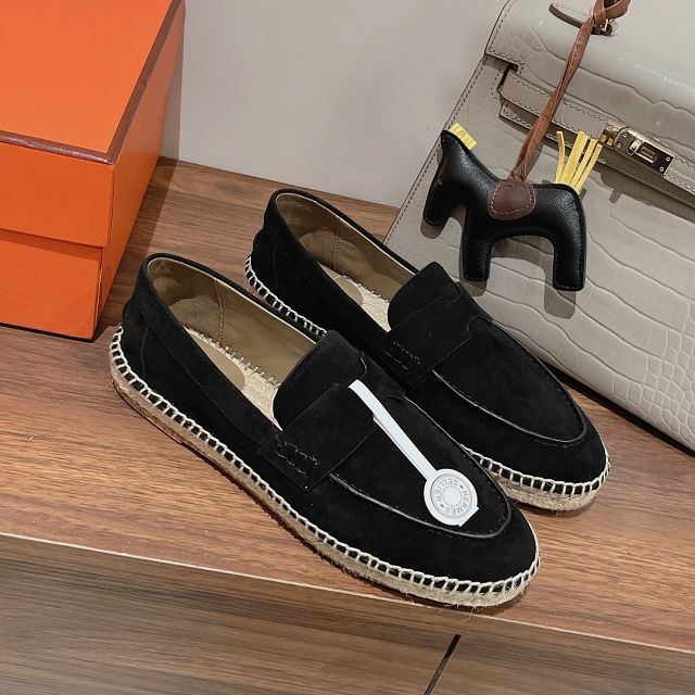 Hermes suede kennedy loafer HS0221