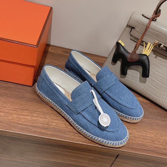 Hermes suede kennedy loafer HS0221