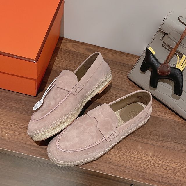 Hermes suede kennedy loafer HS0221