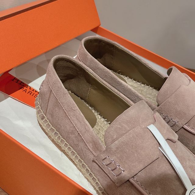 Hermes suede kennedy loafer HS0221