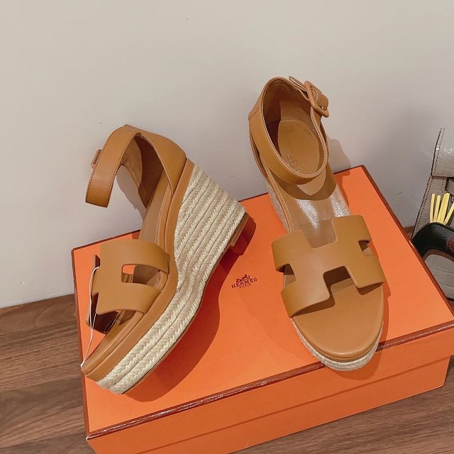 Hermes calfskin 85mm sandal HS0248