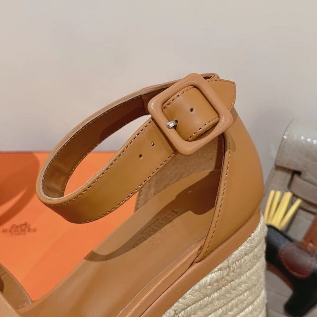 Hermes calfskin 85mm sandal HS0248