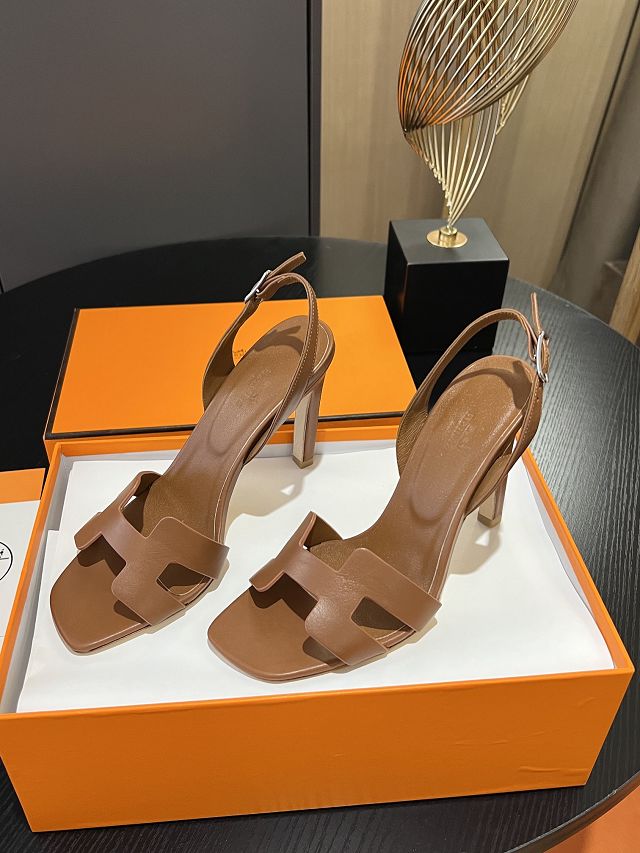 Hermes calfskin heden 105mm sandal HS0252