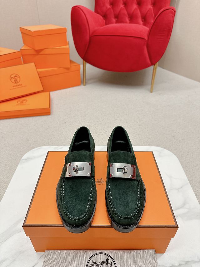 Hermes calfskin hot loafer HS0237