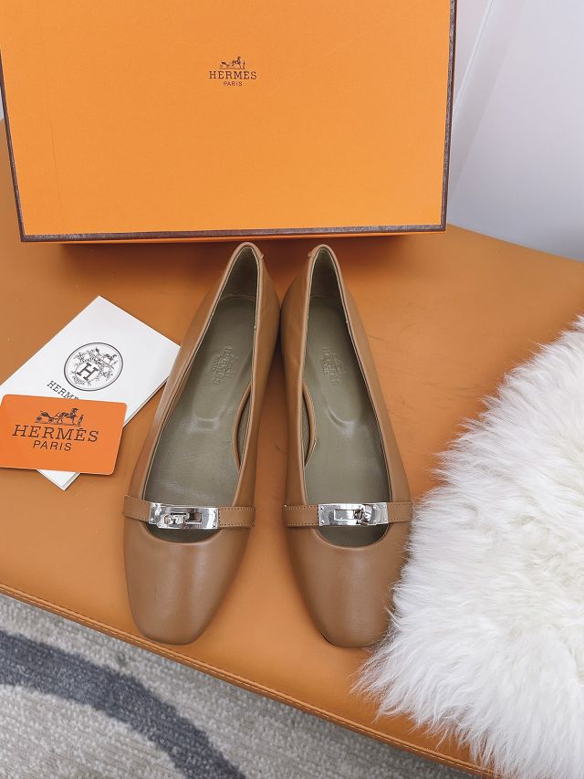 Hermes calfskin innocente flat HS0229