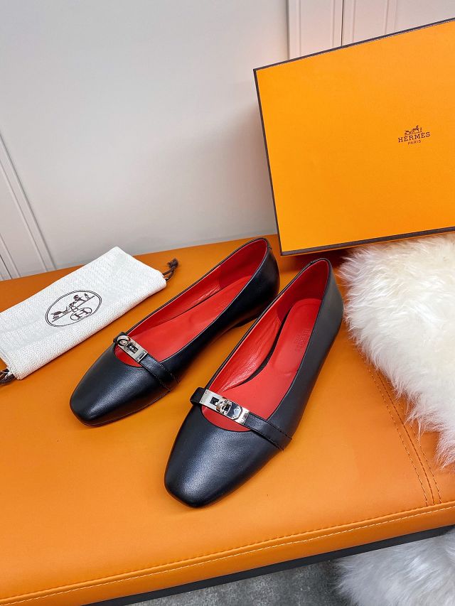 Hermes calfskin innocente flat HS0229