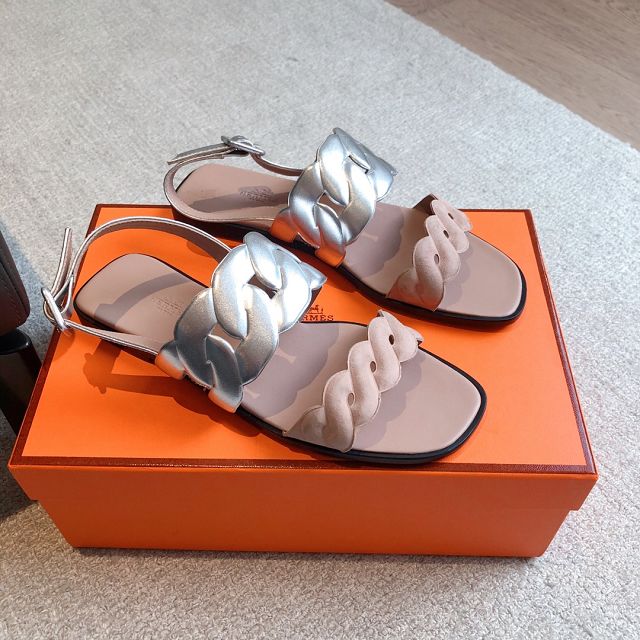 Hermes calfskin sandal HS0225