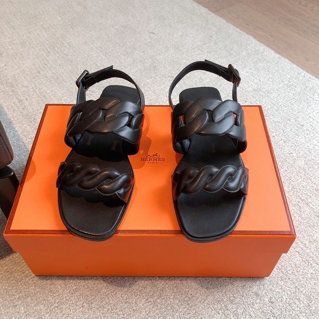 Hermes calfskin sandal HS0225