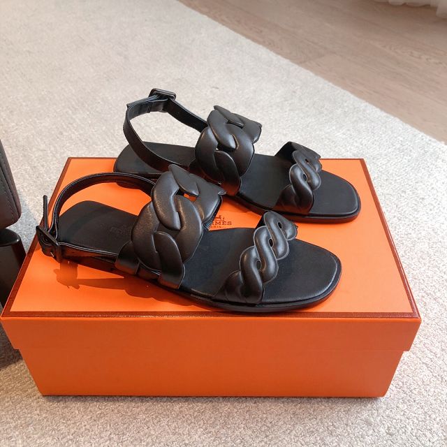 Hermes calfskin sandal HS0225