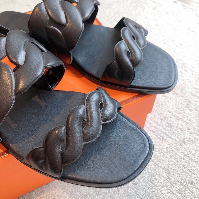 Hermes calfskin sandal HS0225