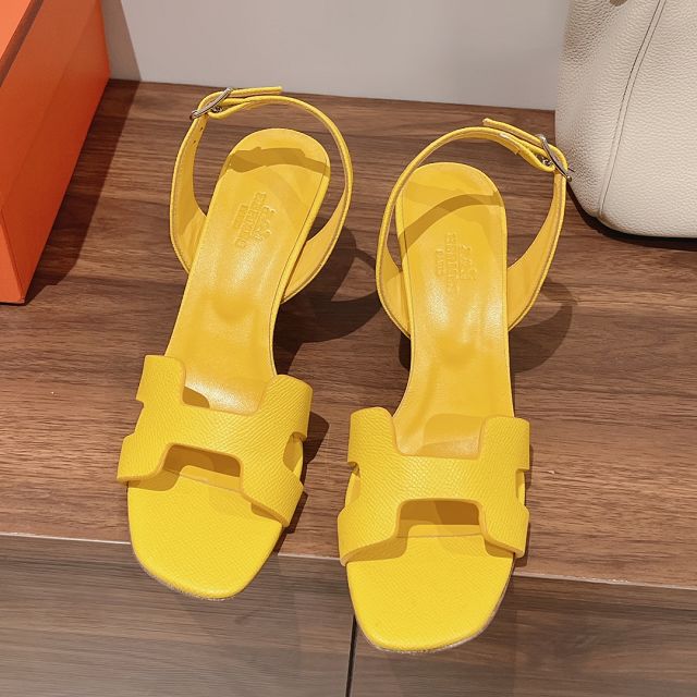 Hermes epsom calfskin 75mm sandal HS0244