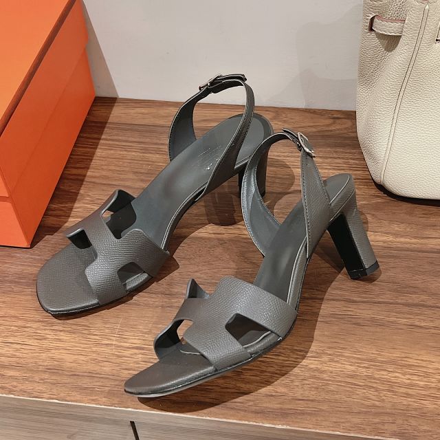 Hermes epsom calfskin 75mm sandal HS0244