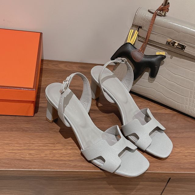 Hermes epsom calfskin 75mm sandal HS0244