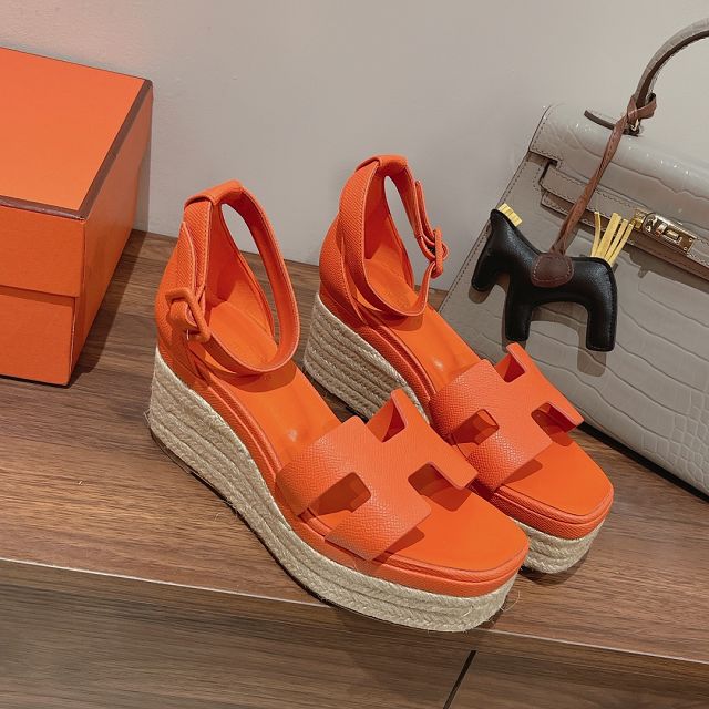 Hermes epsom calfskin 85mm sandal HS0249