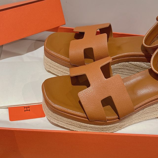 Hermes epsom calfskin 85mm sandal HS0249