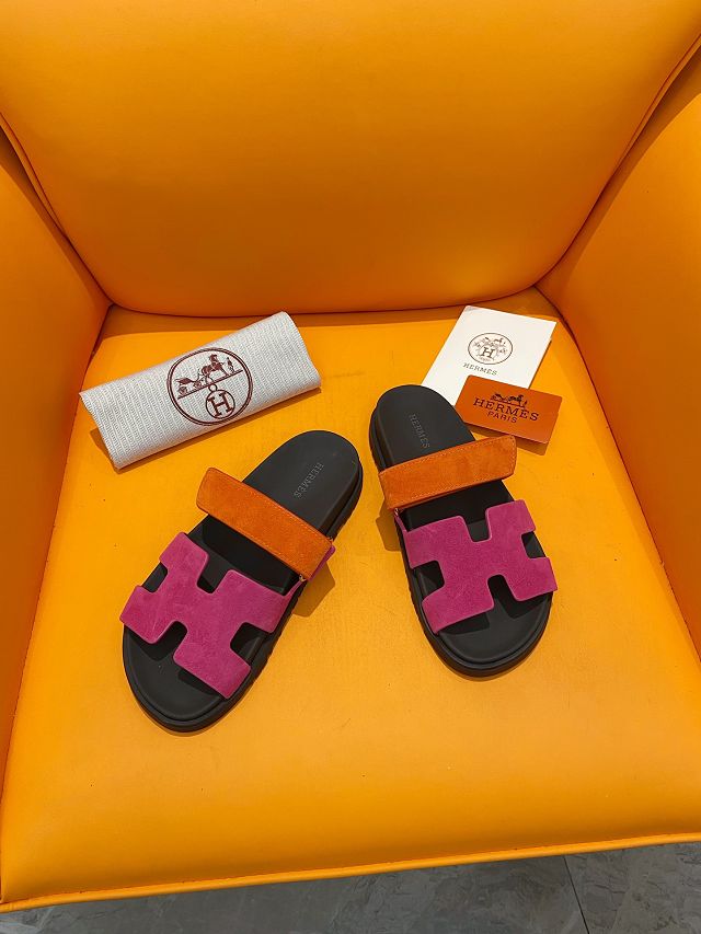 Hermes suede chypre sandal HS0239 