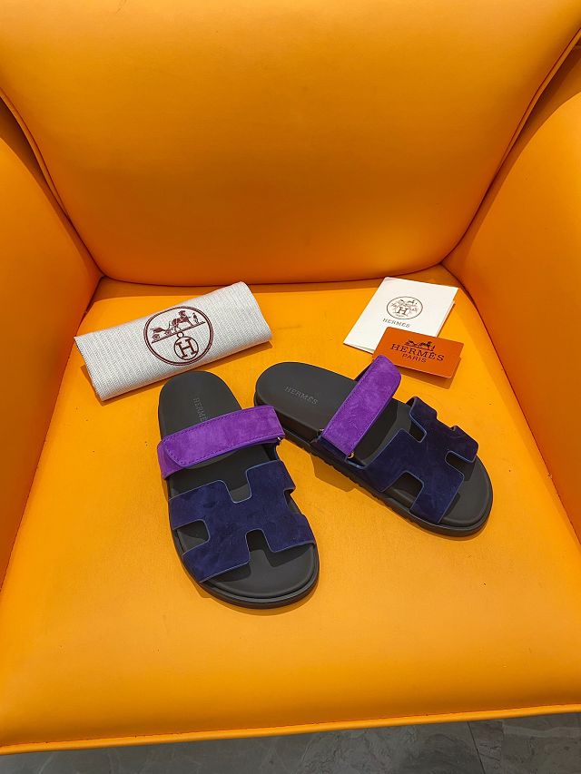 Hermes suede chypre sandal HS0239 