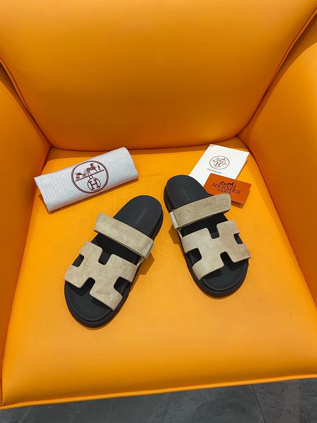 Hermes suede chypre sandal HS0239 