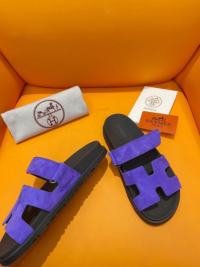 Hermes suede chypre sandal HS0239 