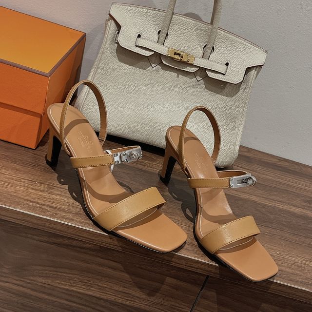 Hermes suede glamour 105mm sandal HS0255