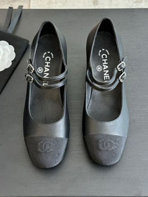 CC lambskin 50mm pumps CH0056