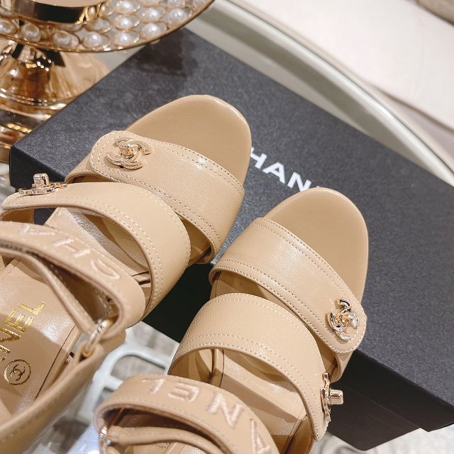 CC original lambskin 85mm sandals CH0049