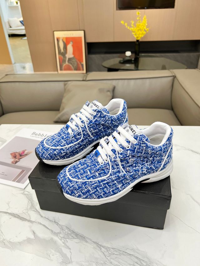 CC tweed sneakers CH0059