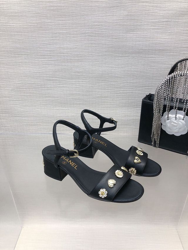 CC lambskin 45mm sandal CH0136