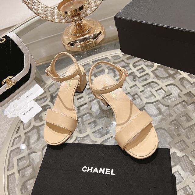 CC lambskin 45mm sandals CH0139