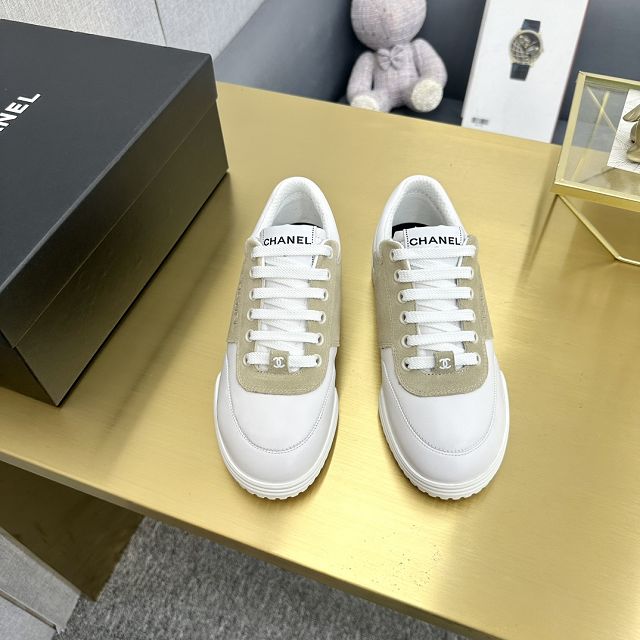 CC suede calfskin sneakers CH0117