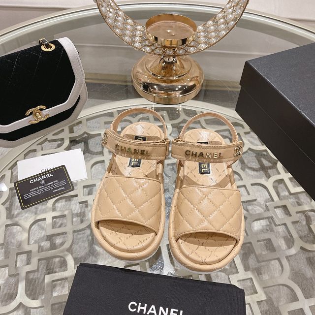 CC lambskin sandals CH0177