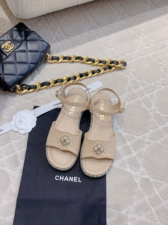 CC lambskin sandals CH0222