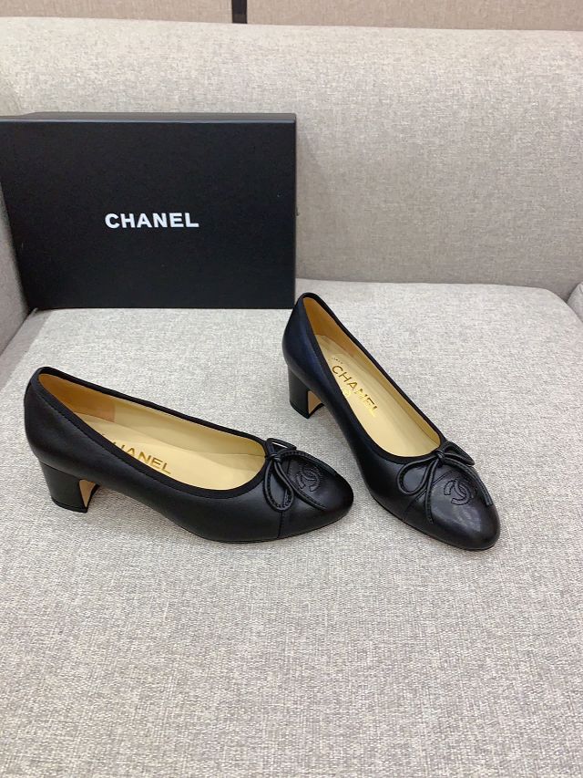 CC calfskin 60mm ballerinas CH0284